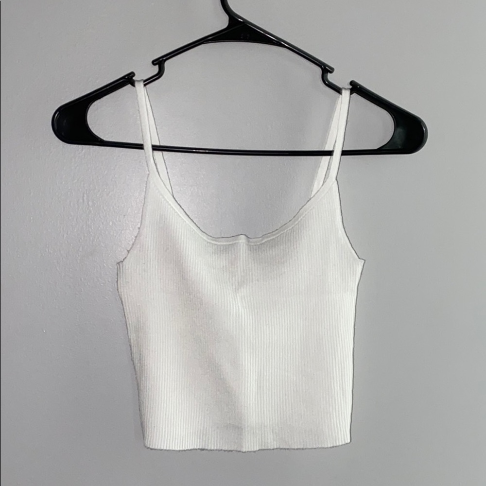 PacSun White Crop Top